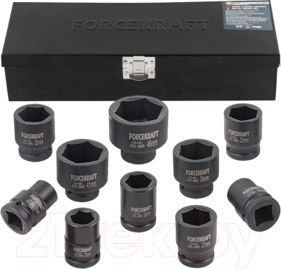 Набор головок слесарных ForceKraft FK-6101-5MPB