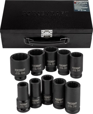 

Набор головок слесарных, FK-6108-9MPB