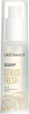 Дезодорант-спрей GreenMade Citrus Fresh с алюмокалиевыми квасцами (30мл)