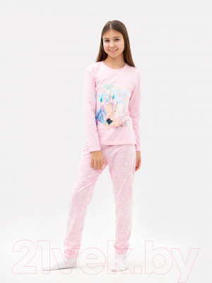 Пижама детская Mark Formelle 567740 (р.140-68, светло-розовый/драконы на светло-розовом)