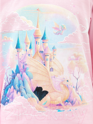 Пижама детская Mark Formelle 567740 (р.140-68, светло-розовый/драконы на светло-розовом)