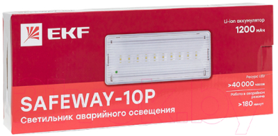 Светильник аварийный EKF PROxima Safeway-10P / dpa-203