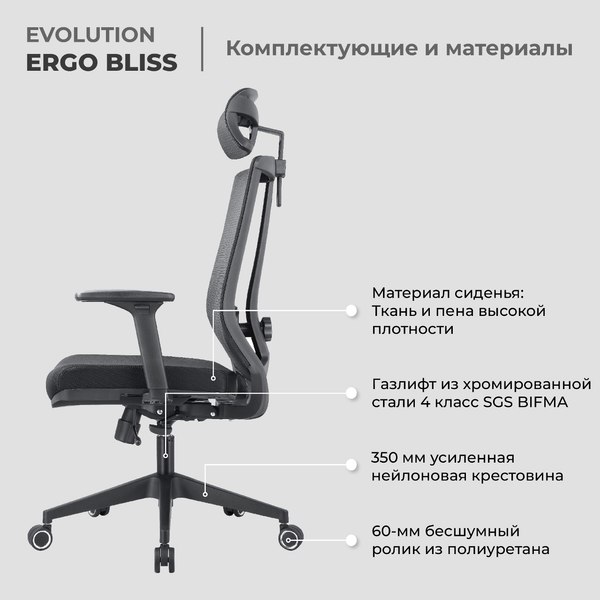 Купить Кресло офисное Evolution Ergo Bliss в Гродно
