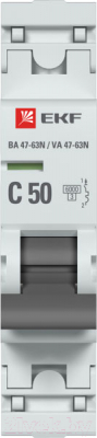 Выключатель автоматический EKF PROxima ВА 47-63N / M636150C