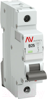 Выключатель автоматический EKF Averes AV-6 1P 25A (B) 6kA / mcb6-1-25B-av