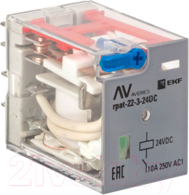 Изображение товара Реле промежуточное EKF Averes rpat-22-3-24DC