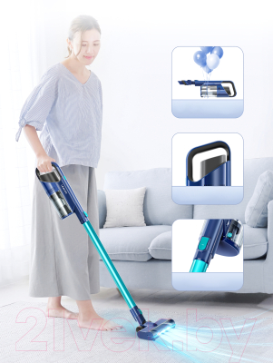 Вертикальный пылесос Leacco Cordless Vacuum Cleaner S31 (синий)