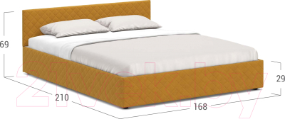Двуспальная кровать Moon Family 1254 / MF005251