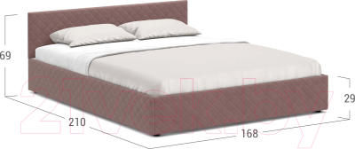 Двуспальная кровать Moon Family 1254 / MF005233