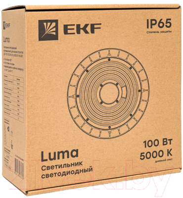 Светильник для подсобных помещений EKF ДСП-2101 100Вт 120град 5000К IP65 / HIL-2101-100-120-5000