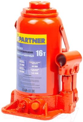 Бутылочный домкрат Partner PA-T91604 (16т)