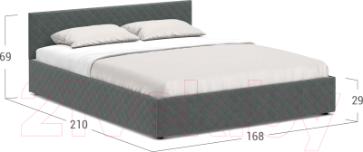 Двуспальная кровать Moon Family 1254 / MF005228