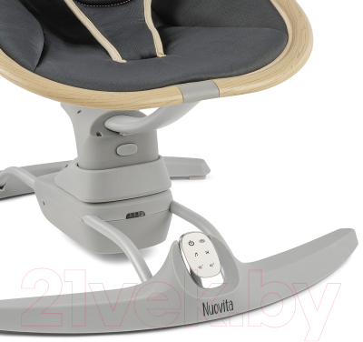 Изображение товара Детский шезлонг Nuovita Agio (дерево серый/графитовый)