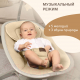 Миниатюра изображения товара Детский шезлонг Nuovita Agio (серый/бежевый)