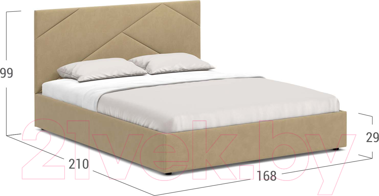 Двуспальная кровать Moon Trade 1257 / MF005359