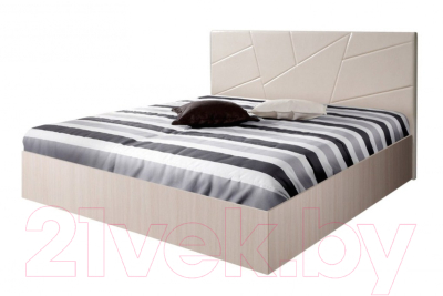 Двуспальная кровать Мебель-Парк Аврора 7 200x180 (светлый)