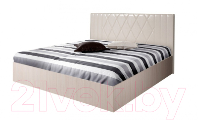 Двуспальная кровать Мебель-Парк Аврора 6 200x180 (светлый)