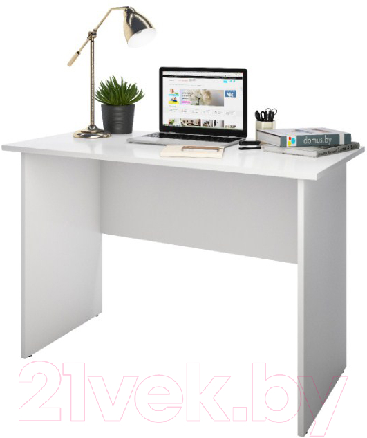 Письменный стол Domus СП010 11.010.01.01 / dms-sp010 (белый)
