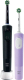 Набор электрических зубных щеток Oral-B Vitality Pro D103 Duo Black/Lilac Violet (D103.423.3H) - 