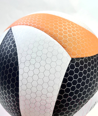Мяч волейбольный Gold Cup VV-18 (белый/черный/оранжевый)