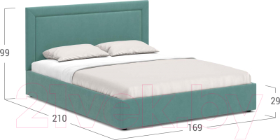 Двуспальная кровать Moon Family 1258 / MF005555