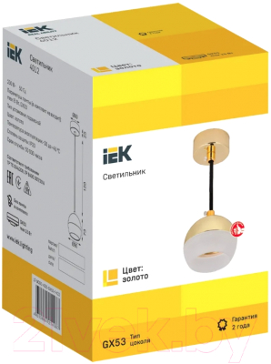 Потолочный светильник IEK LT-UCB0-4012-GX53-1-K22