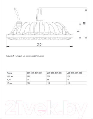 Светильник для подсобных помещений IEK LDSP0-4002-100-65-K23