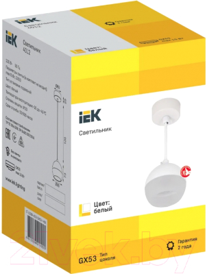 Потолочный светильник IEK LT-UCB0-4012-GX53-1-K01