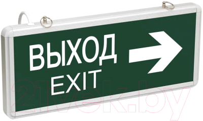 Светильник аварийный IEK ССА 1004 Выход-Exit / LSSA0-1004-003-K03
