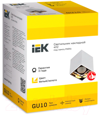 Точечный светильник IEK LT-UPB0-4112-GU10-1-K22