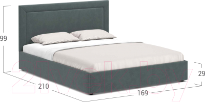 Двуспальная кровать Moon Family 1258 / MF005585