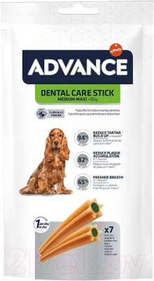 Лакомство для собак Advance Dental Care Stick. Зубные палочки для собак всех пород (180г)