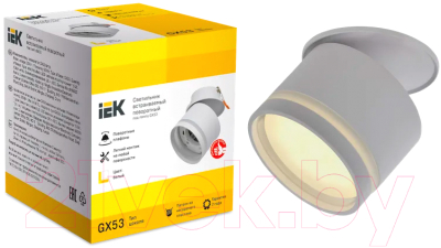Спот IEK LT-UVB0-4033-GX53-1-K01