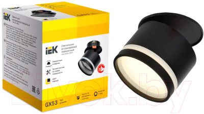 Спот IEK LT-UVB0-4033-GX53-1-K02
