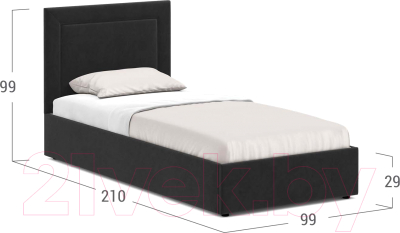Односпальная кровать Moon Family 1258 / MF005539