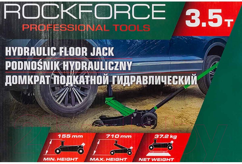 Подкатной домкрат RockForce RF-T830018Z MT