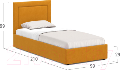Односпальная кровать Moon Family 1258 / MF005529