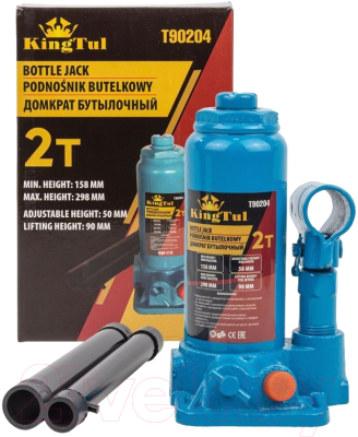 Изображение товара Бутылочный домкрат KingTul KT-T90204 (2т)