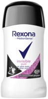 Антиперспирант-стик Rexona Invisible Pure (40мл) - 