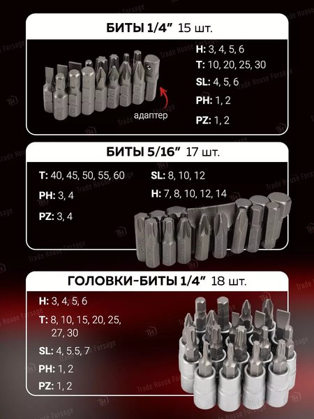 Универсальный набор инструментов BaumAuto BM-41082-5DS(57676)
