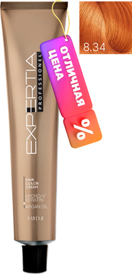 

Крем-краска для волос, Expertia Professionel тон 8.34