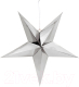 Елочная игрушка Darvish Paper Star / DV-H-1745-3 (серебристый) - 