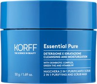 Маска для лица кремовая KORFF Essential Pure Cleansing And Moisturization 2в1 (50мл) - 