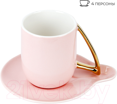 Набор для чая/кофе Nouvelle 5th Avenue / 1400013 (Pink)