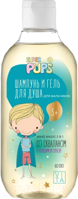 Шампунь-гель детский Super Pups Для мальчиков 3+ (300мл)