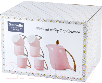 Чайный набор Nouvelle 5th Avenue / 1400017 (Pink)