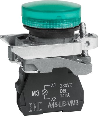 

Лампа сигнальная, OptiSignal D22 C4-L-M3 / 332174