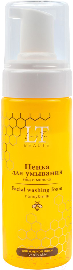 Пенка для умывания La and Te beaute Мед и молоко для жирной кожи LT-1275