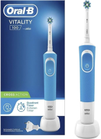 Электрическая зубная щетка Oral-B Vitality 100 Hangable Box Blue (D100.413.1) - 