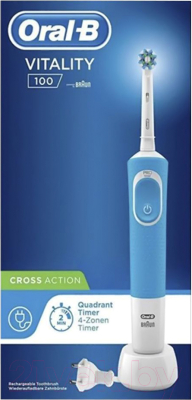 Электрическая зубная щетка Oral-B Vitality 100 Hangable Box Blue (D100.413.1)
